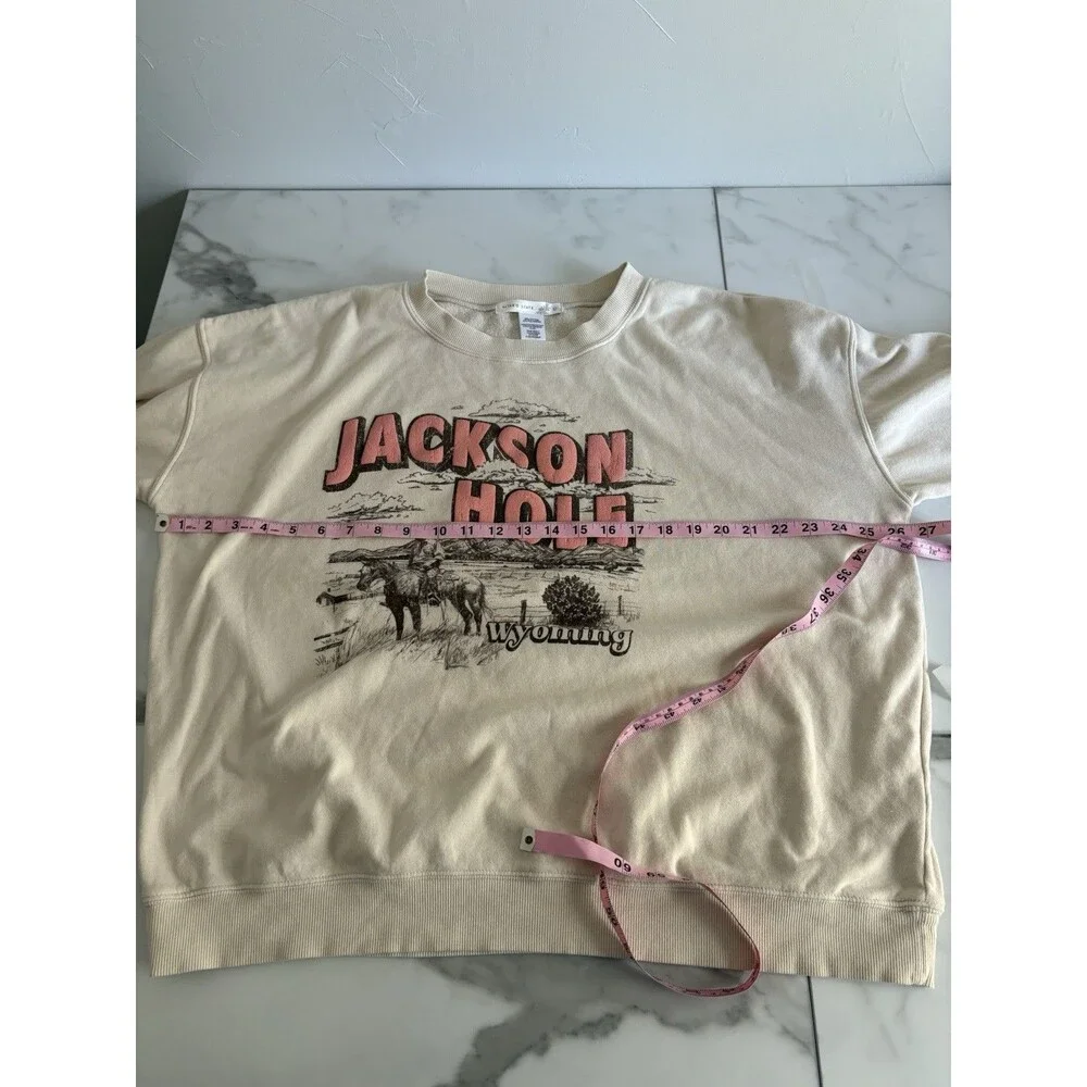 Altar'd State Jackson Hole Women Sweatshirt Size Large - Picture 5 of 5